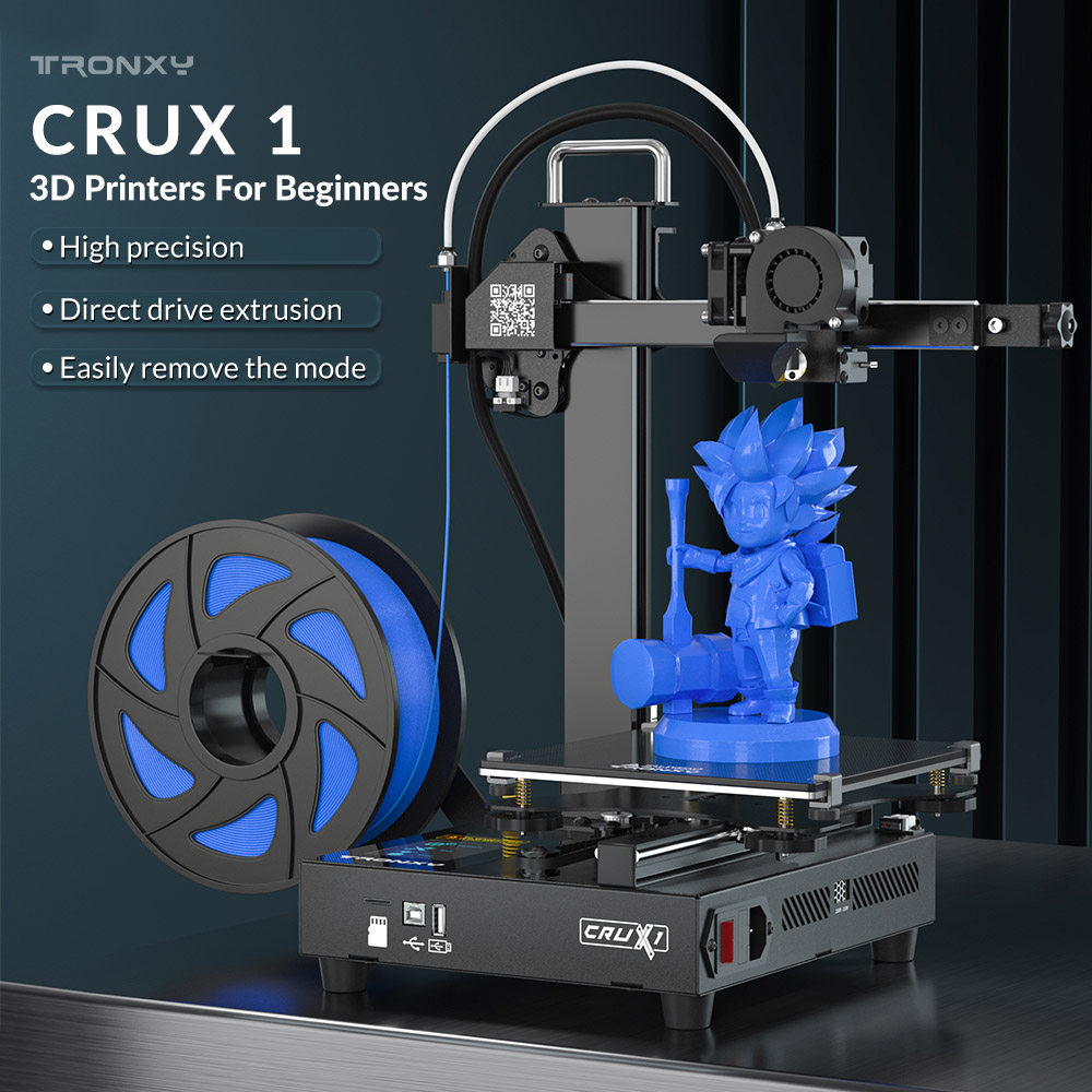 TRONXY CRUX 1 Mini 3D tlačiareň Veľkosť tlače 180x180x180mm Rýchla montáž Priamy pohon Prenosná stolová 3D tlačiareň