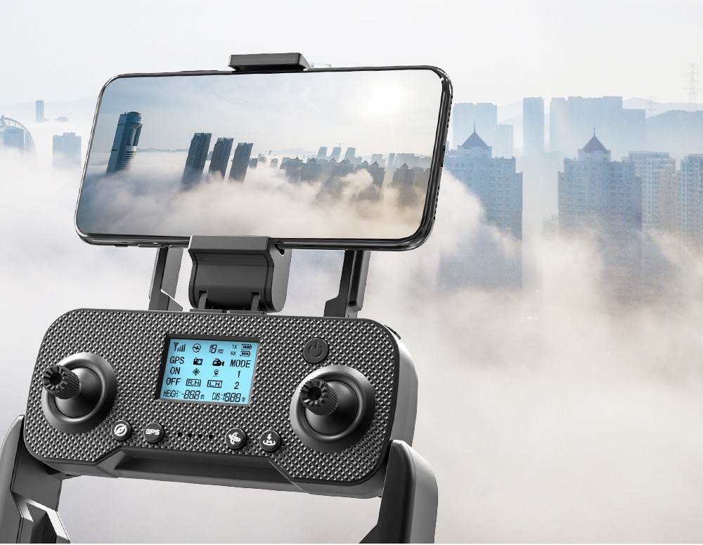 ZLL SG107 Pro RC Drone GPS 4K Profesional 5G WiFi FPV Quadcopter Foldable 1.2KM Distance 120M Height - One Battery