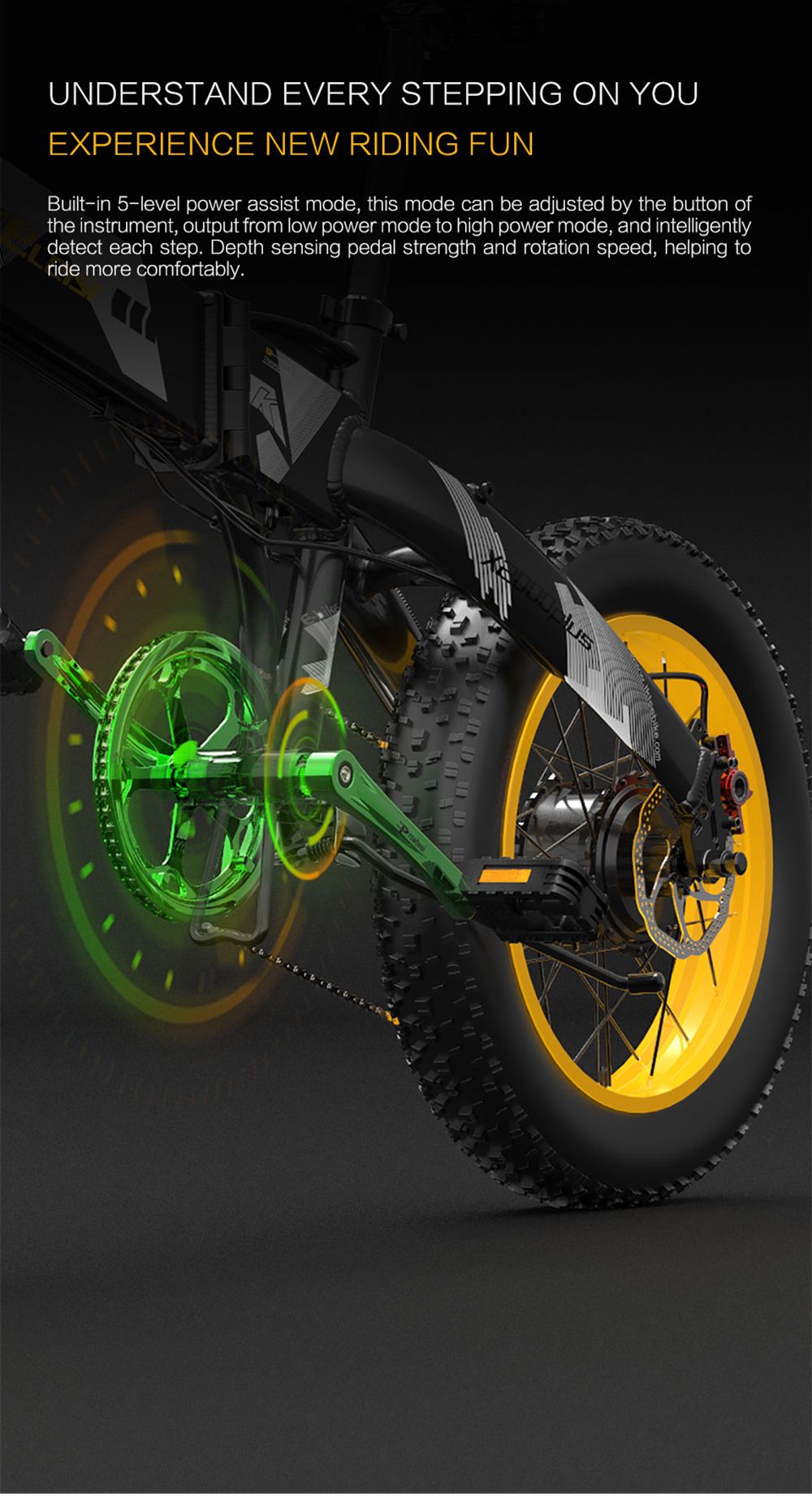 LANKELEISI X2000 PLUS Moped Electric Bike Folding Bike 12.8Ah 48V 1000W 40km/h Max Speed Max Load 150kg - Green 20 LANKELEISI X2000PLUS 10.4Ah 48V 1000W Moped Electric Bike Folding Bike 35km/h Max Speed Max Load 150kg