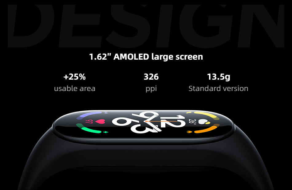 XIAOMI Smart Band 7 NFC okos karkötő intelligens karkötő óra AMOLED képernyős karkötő Fitness Tracker pulzusmérő Blood Oxygen - fekete