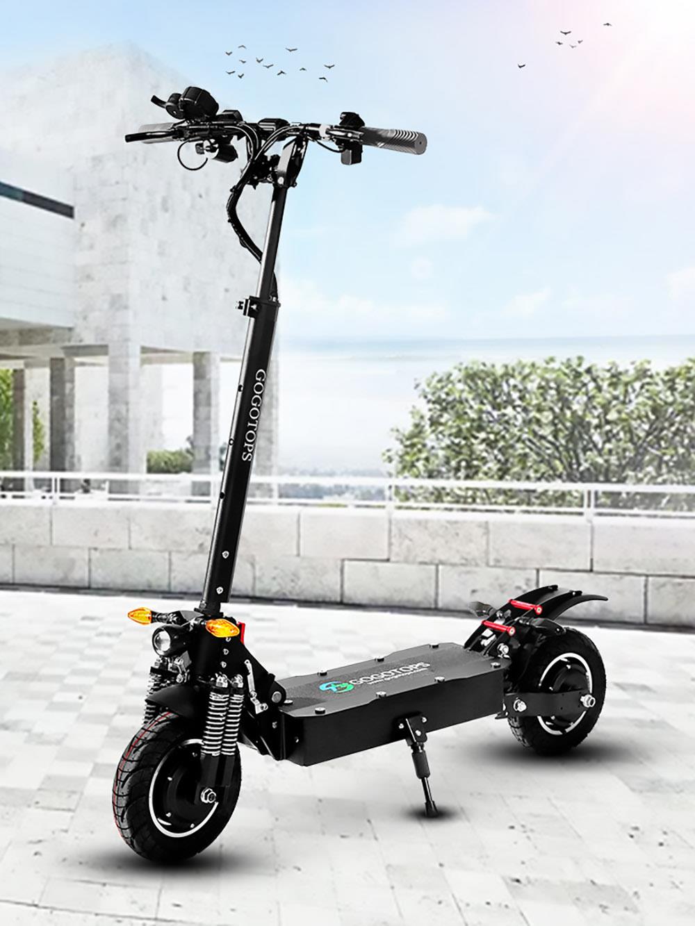 Gogotops GS4 Road Electric Scooter 2000W 28Ah Battery 60km Range 65km/h Max Speed 150kg Load