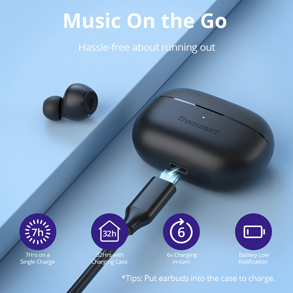 Tronsmart Onyx Pure Hybrid Dual Driver TWS Earbuds