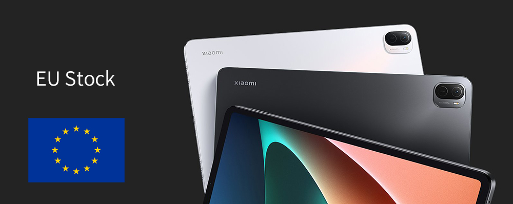 European Version Xiaomi Mi Pad 5 Tablet 11 inch 2.5K 120Hz LCD MIUI 12.5 Snapdragon 860 6GB RAM 256GB ROM WiFi5 - Grey