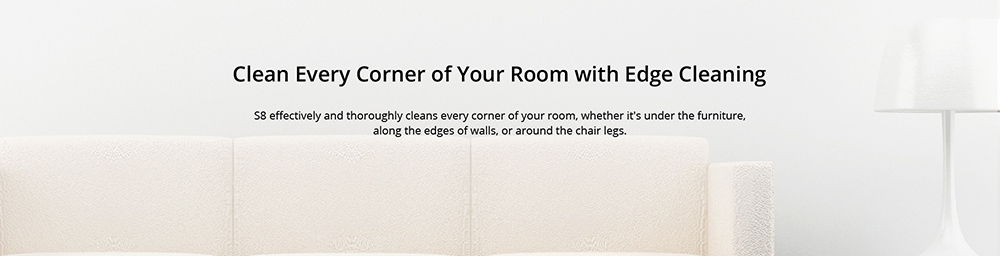 360 S8 Robot Vacuum Cleaner LIDAR SLAM 2700Pa Mop 360ml Dustbin 320ml 3-Level Water Tank Multifloor Map Management Edge