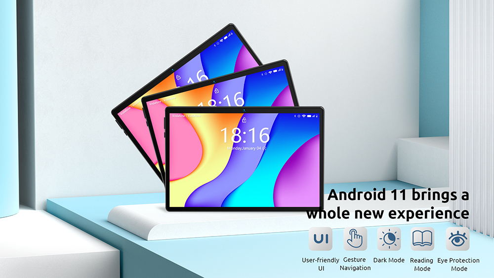 BMAX MaxPad I9 Plus RK3566 Quad Core 3GB RAM 32GB ROM 10,1 Inch Android 11 Tablet WiFi Bluetooth