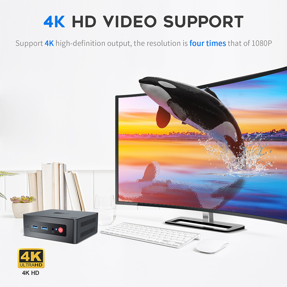 Beelink MINI S Mini PC Intel Jasper Lake N5095 8GB RAM/256GB SSD 2.4G+5G WiFi Bluetooth 1000Mbps LAN 2xHDMI - US Adapter 26 Beelink MINI S Mini PC Intel Jasper Lake N5095 8GB RAM/256GB SSD 2.4G+5G WiFi Bluetooth 1000Mbps LAN 2xHDMI - US Adapter