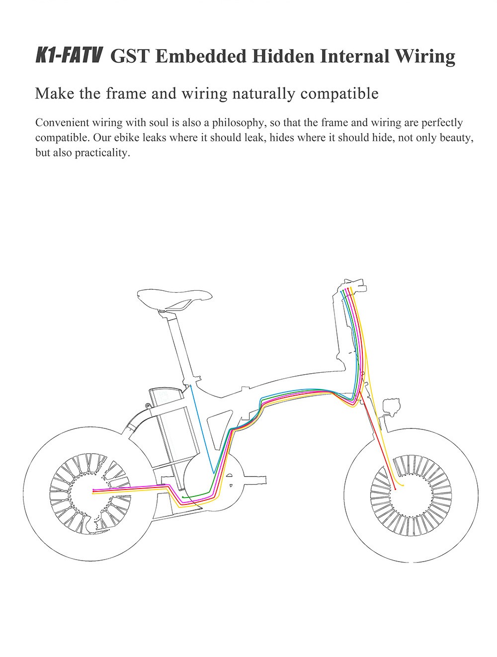 CMSBIKE K1 FATV All-terrain 19'' Fat Tire Electric Folding Bike Dual-drive 350W*2 Brushless Motors 48V 14Ah Battery-Green