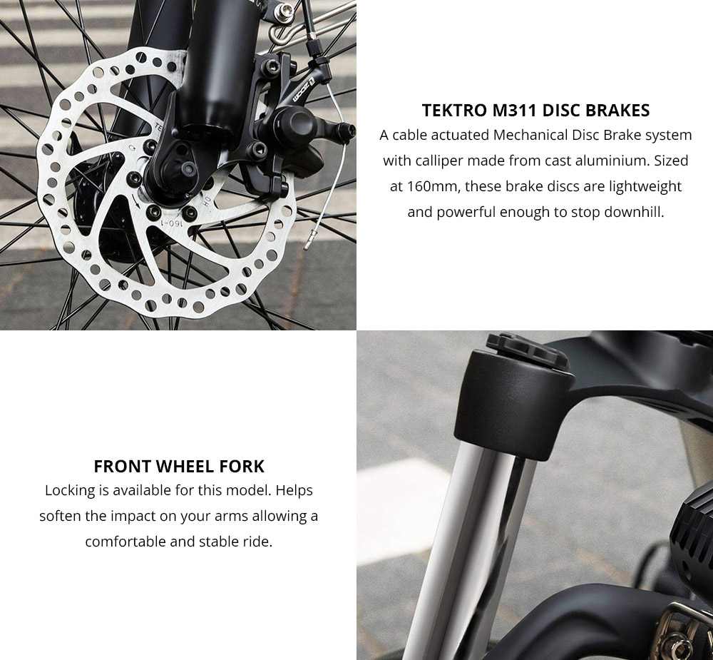 ESKUTE Wayfarer City E-bike Netuno Electric Bicycle 250W Rear-hub Motor 10Ah Battery For 65 Miles Range 19 ESKUTE Wayfarer City E-bike Netuno Electric Bicycle 250W Rear-hub Motor 10Ah Battery for 65 Miles Range