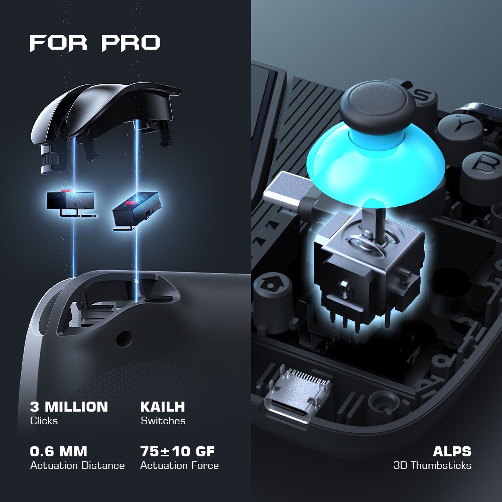 GameSir X3 Type-C Game Controller & Cooler with 4000 mm² Cooling Area, RGB Backlight, Compatible with Android 9