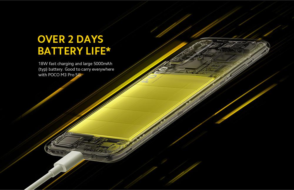 Global Version POCO M3 Pro 5G NFC Dimensity 700 Smartphone 90Hz 6.5 inch FHD+ Dot Display 5000mAh 48MP Triple Camera