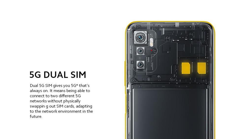 Global Version POCO M3 Pro 5G NFC Dimensity 700 Smartphone 90Hz 6.5 inch FHD+ Dot Display 5000mAh 48MP Triple Camera