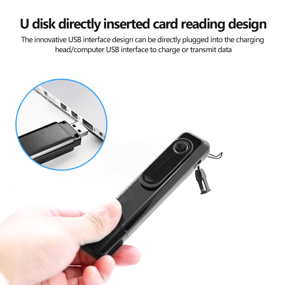 Hidden Cameras Spy Pen Camera, HD 1080P Clip On Body Camera, Mini Pocket Video and Audio Recorder