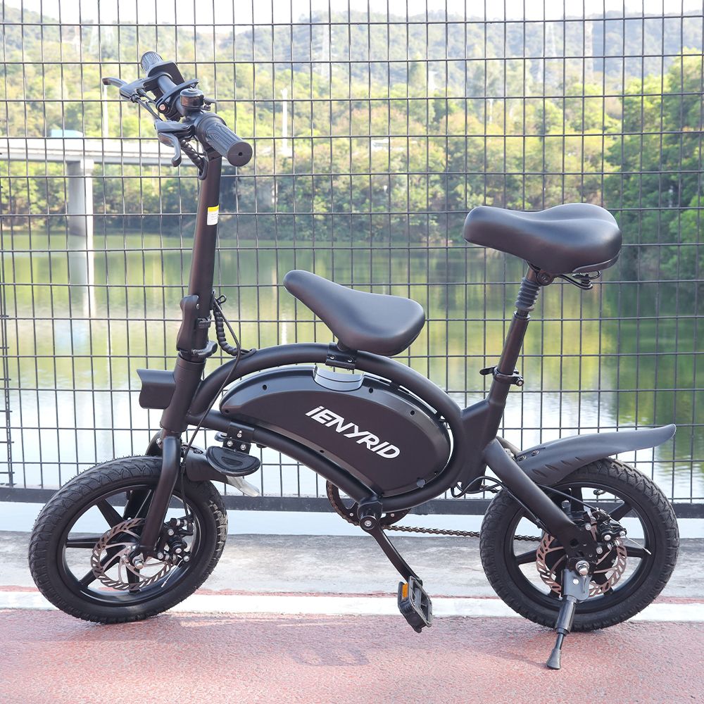 IENYRID B2 Folding E-bike 400W Motor 48V 7.5Ah Battery 14'' Pneumatic Tire 45km/h Max Speed Black