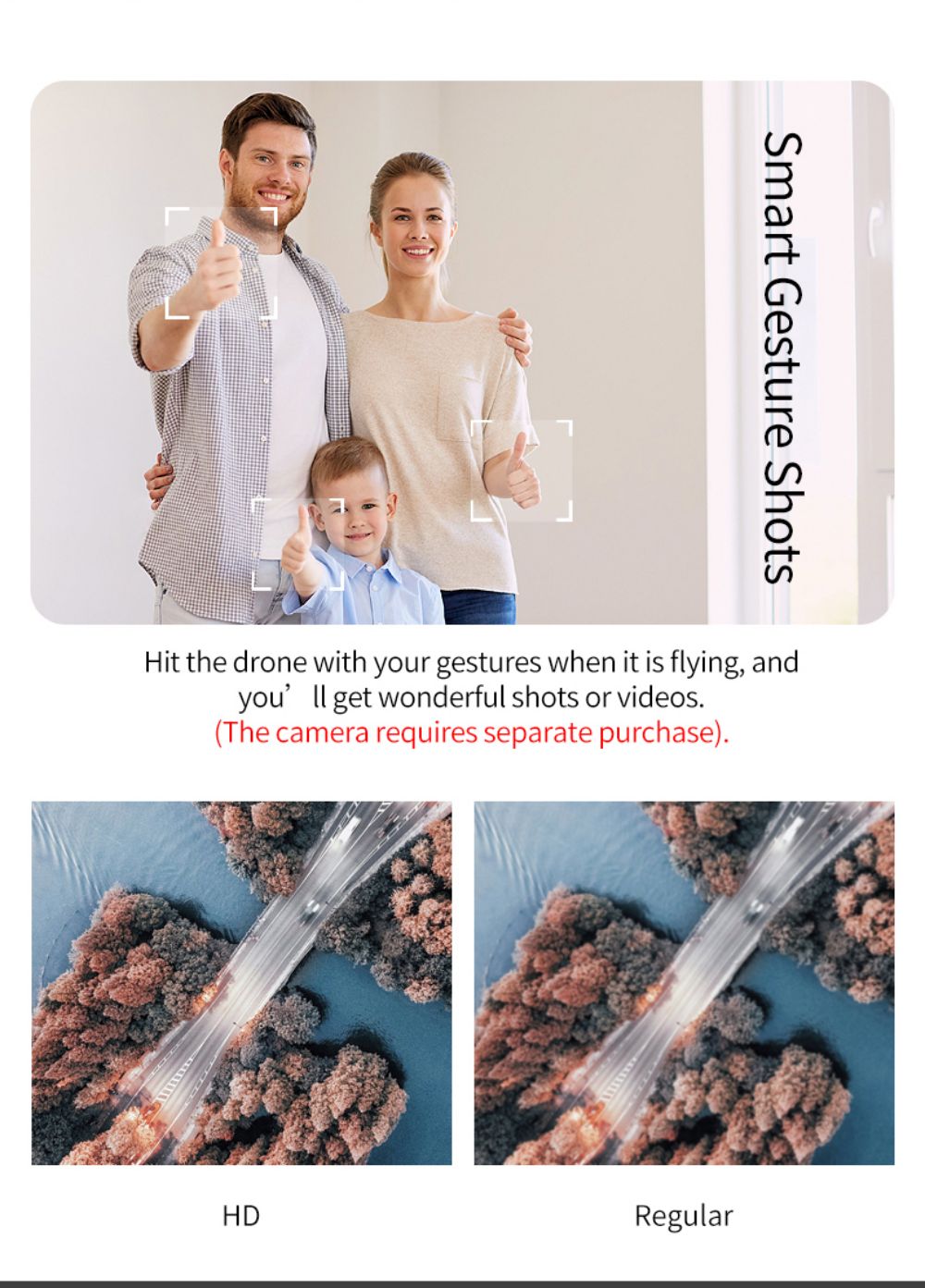 JJRC H105 2.4G RC Drone Airborne Gyro Rotation Quadcopter RTF 3 Advanced Training Mode for Beginner - Blue 1 Battery