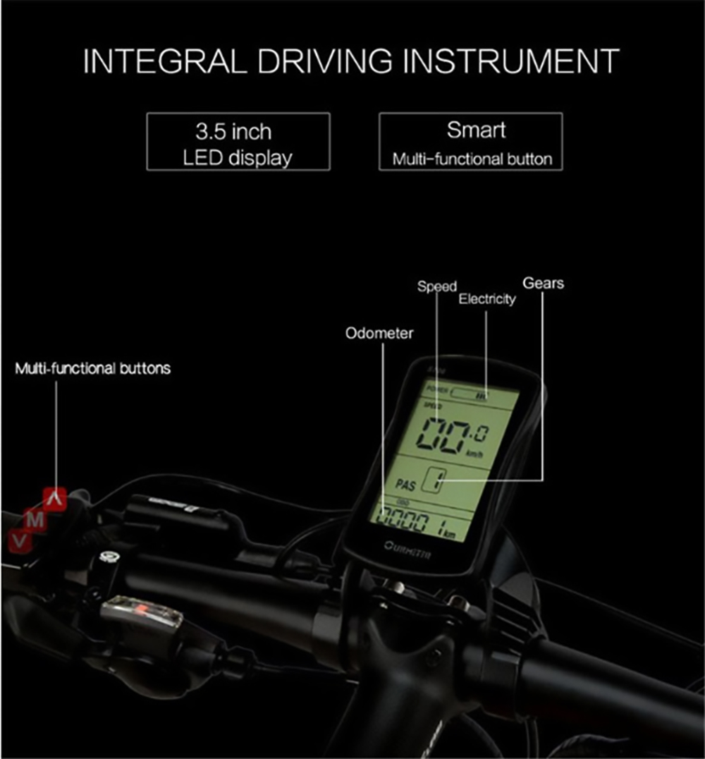 LANKELEISI T750 Plus Big Fork Electric Bike 48V 1000W Motor 14.5Ah Battery 26*4.0'' Fat Tire - Green
