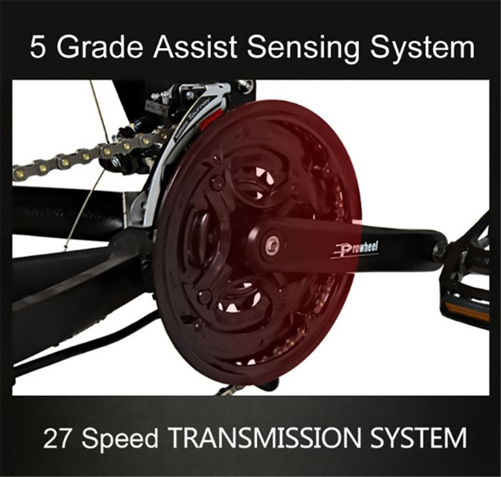 LANKELEISI T750 Plus Big Fork Electric Bike 48V 1000W Motor 17.5Ah Battery 26*4.0'' Fat Tire - Blue