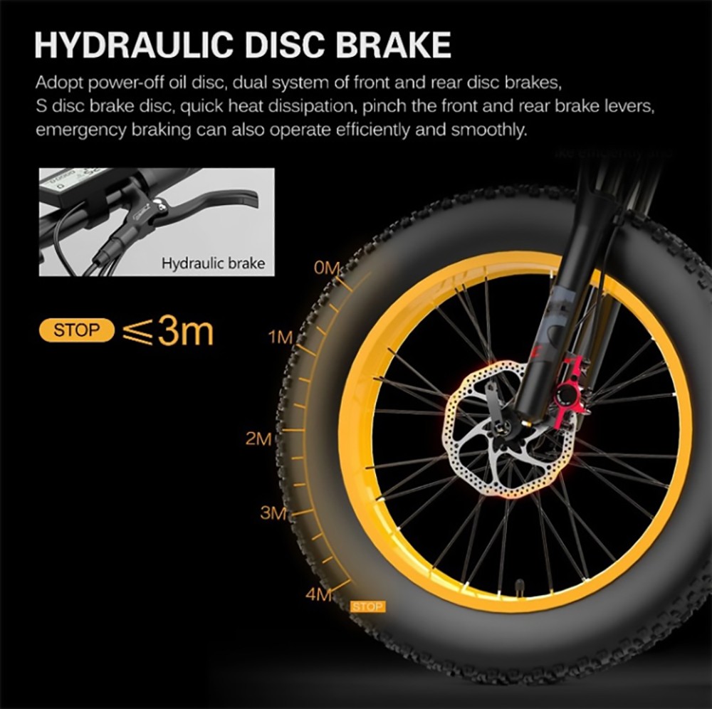 LANKELEISI X3000 Plus Folding Electric Mountain Bike 48V 1000W Motor 17.5Ah Battery - Grey