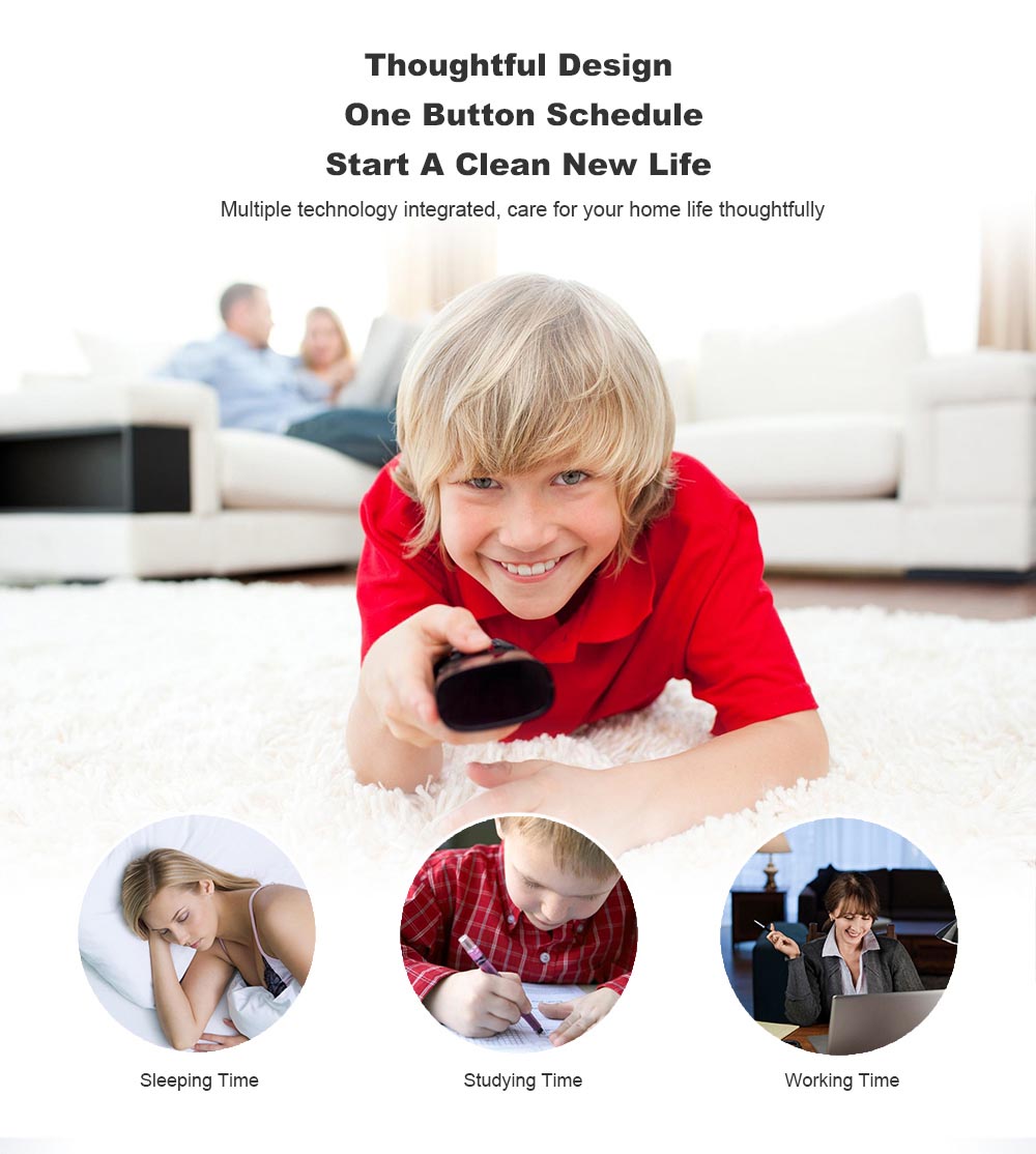 LIECTROUX M7S Pro Robot Vacuum Cleaner, 2D Map Navigation, 4400mAh Battery, Run 110mins, Dry and Wet Mopping - Black