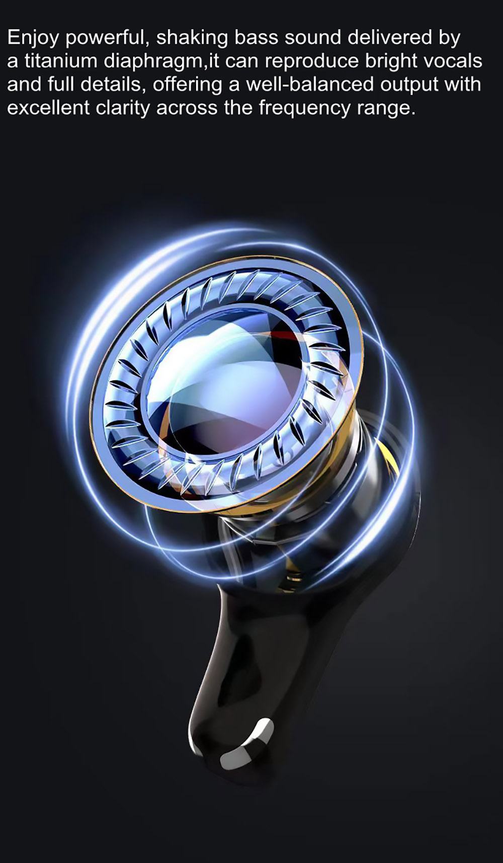 Mifo HiFi Air Wireless Earbuds Hybrid ANC Bluetooth 5.2 Earphone 4-mic Gaming Headphone Dual Driver - Armature + Dynamic