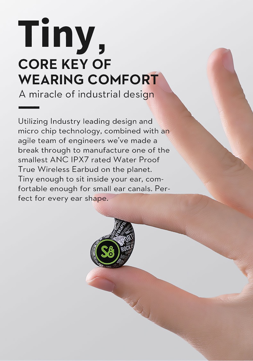 Mifo S Bluetooth 5.2 ANC Blanced Armature TWS Earphones, Adaptive ANC, Strong Mild Passthrough, IPX7 Waterproof, 40H Playtime, Charge 15mins Play For 2 Hours, Low Latency Mode, Sleep Mode, Gem Green 8 Mifo S Earbuds Active Noise Cancelling True Wireless Bluetooth 5.2 Earphone - Gem Green