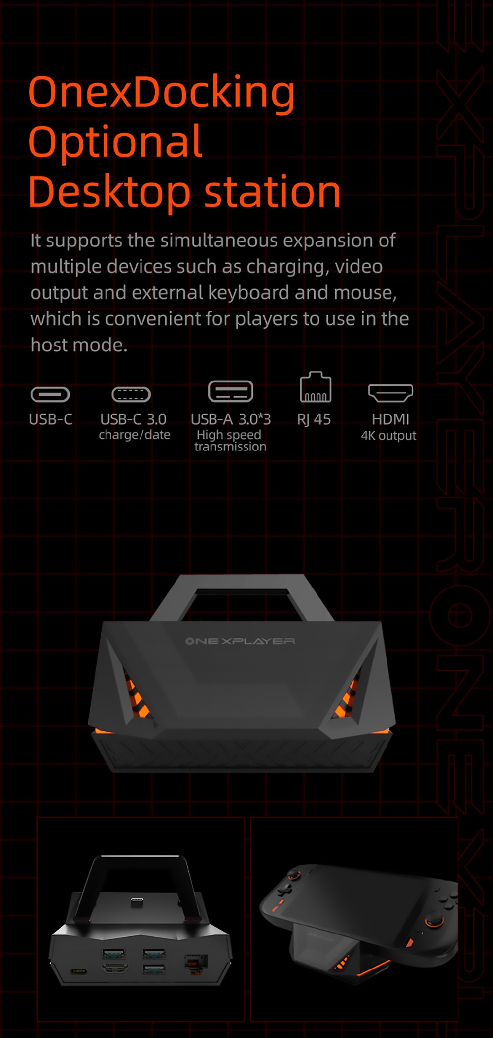 ONE Netbook ONEXPlayer Mini Game Console 7 Inches Touch screen AMD Ryzen 7 5800U CPU, 16GB RAM 2TB SSD WiFi6