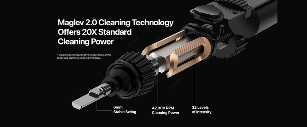 Oclean X Pro Elite Sonic Electric Toothbrush Smart Electric Toothbrush IPX7 Quiet Mark Fast Charging - Grey