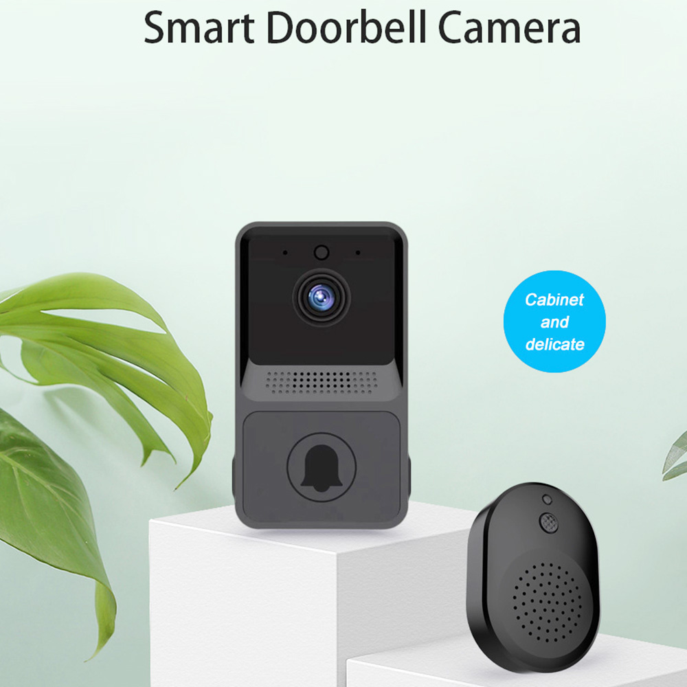 S1 Smart Wireless Door Camera with Chime, Night Vision, 2.4GHz WiFi, 2-Way Audio, Call Receivers for iOS & Android