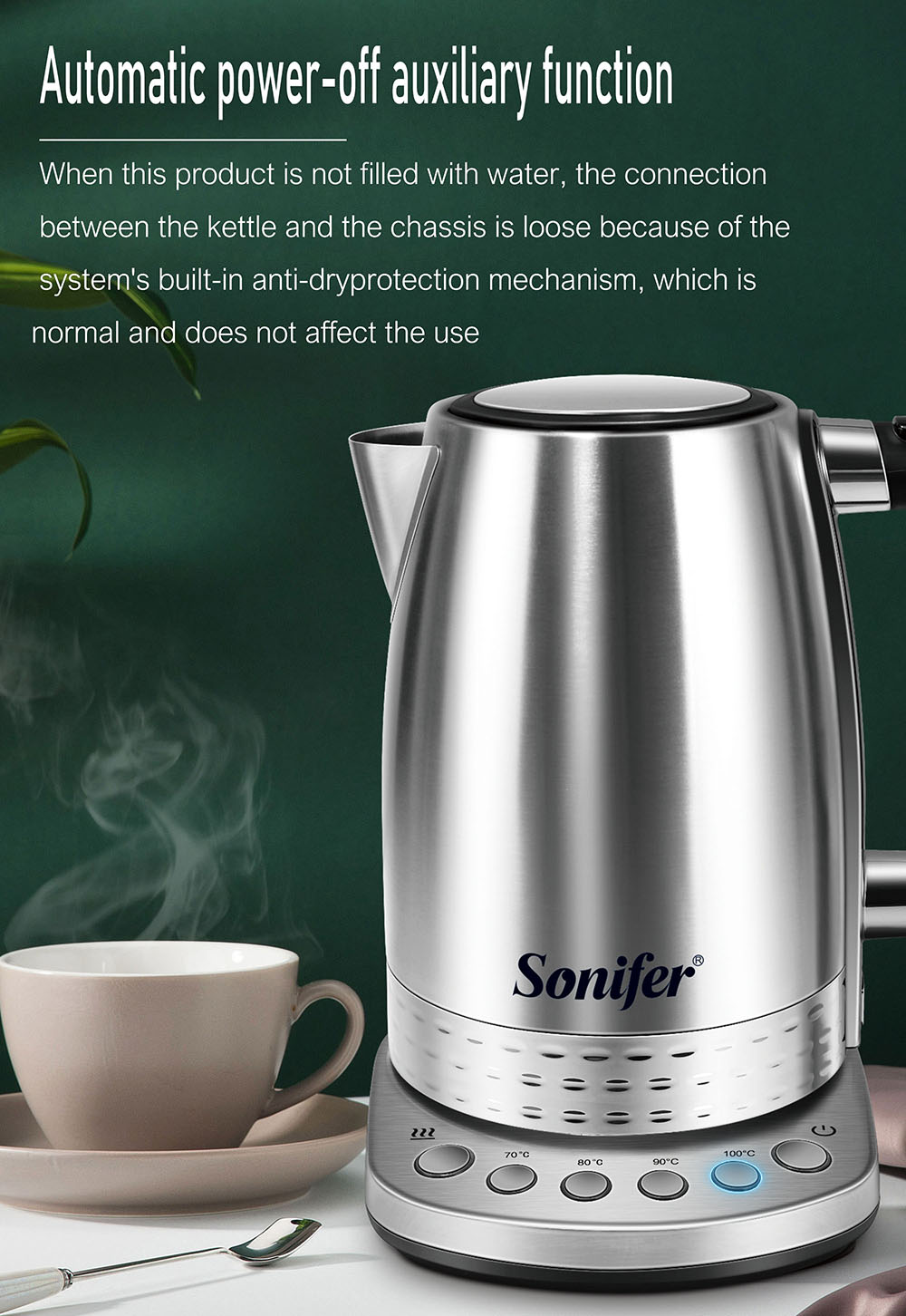 Sonifer SF2054 1.7L 2200W Electric Kettle