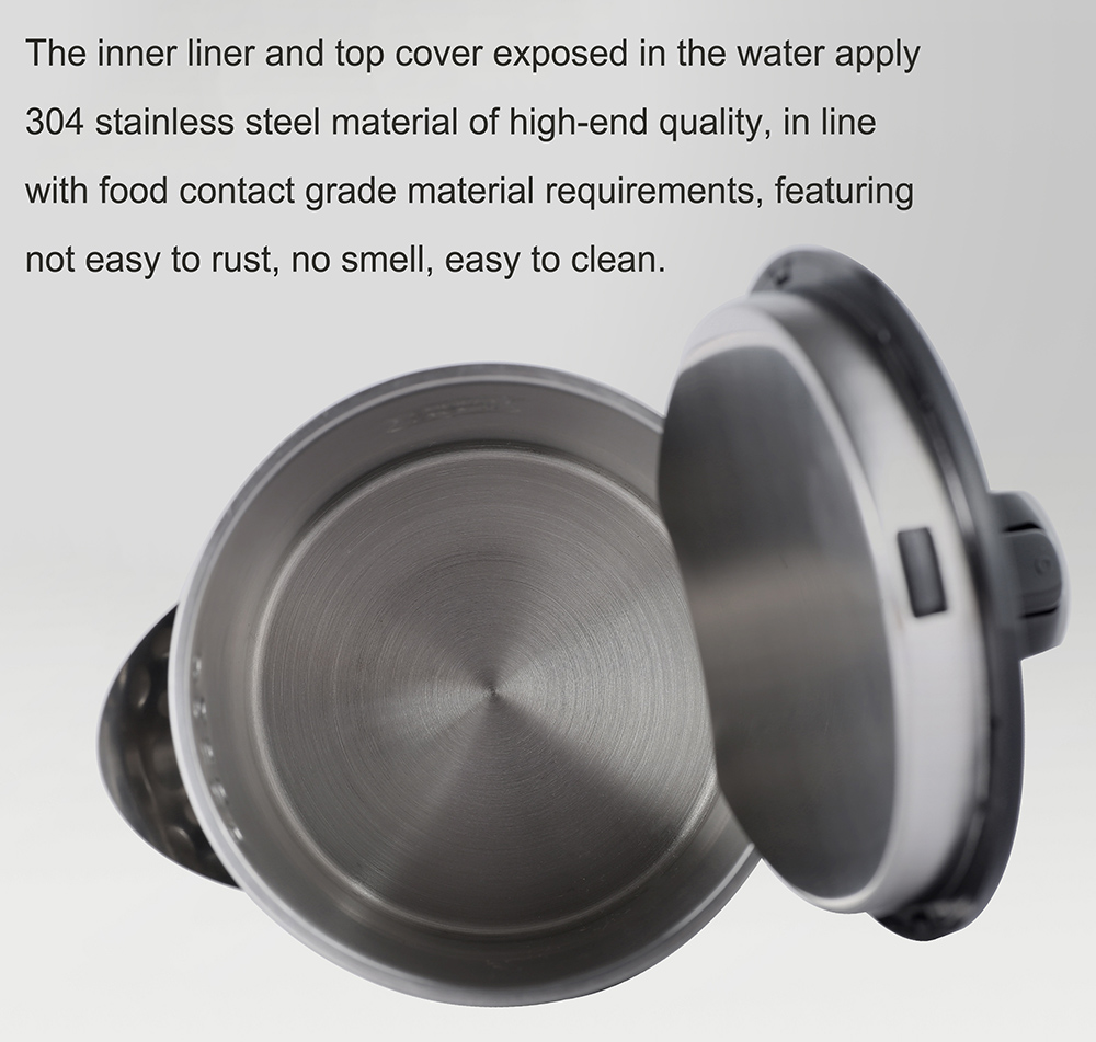 Sonifer SF2058 0.6L 800W Cordless Electric Kettle, Mini Stainless Steel Portable Tea Coffee Kettle Pot for Home Trip - White