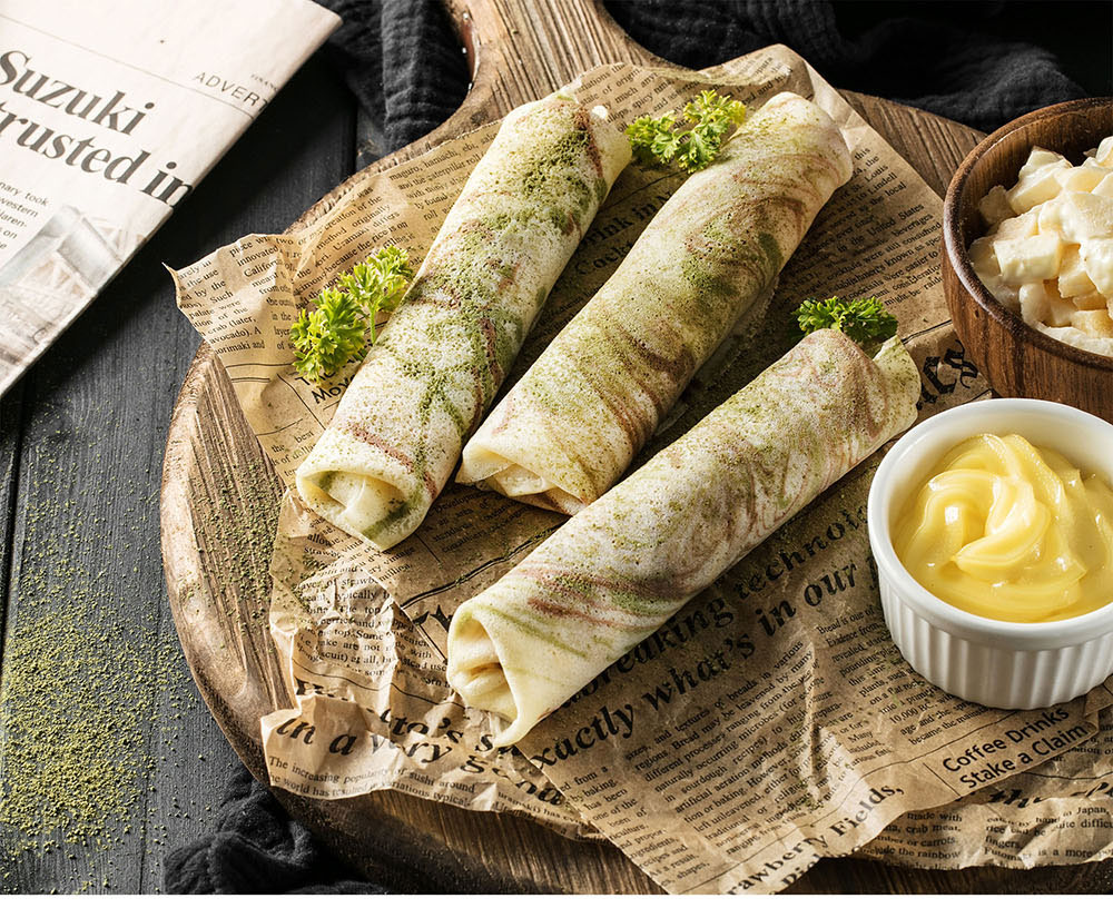 Sonifer SF3038 650W Electric Pancake Crepe Maker Pizza Machine, Non-Stick Griddle Baking Pan, Cake Machine Tools - Red