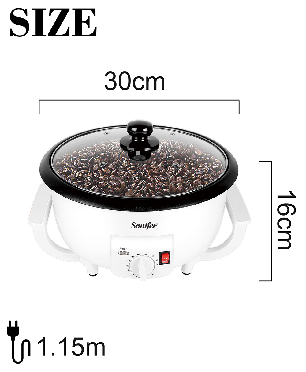 Sonifer SF3544 Electric Coffee Bean Baked Roaster
