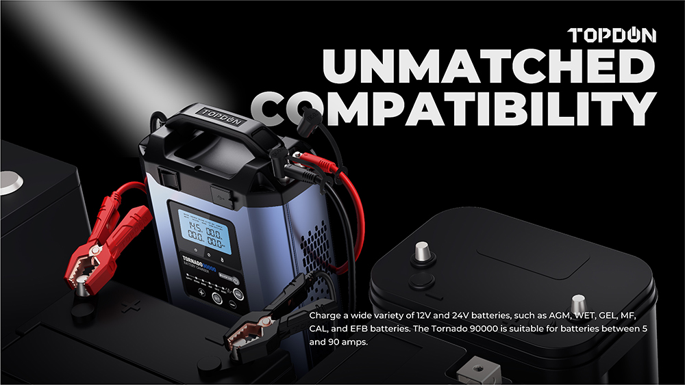 TOPDON Tornado90000 Car Smart Battery Charger
