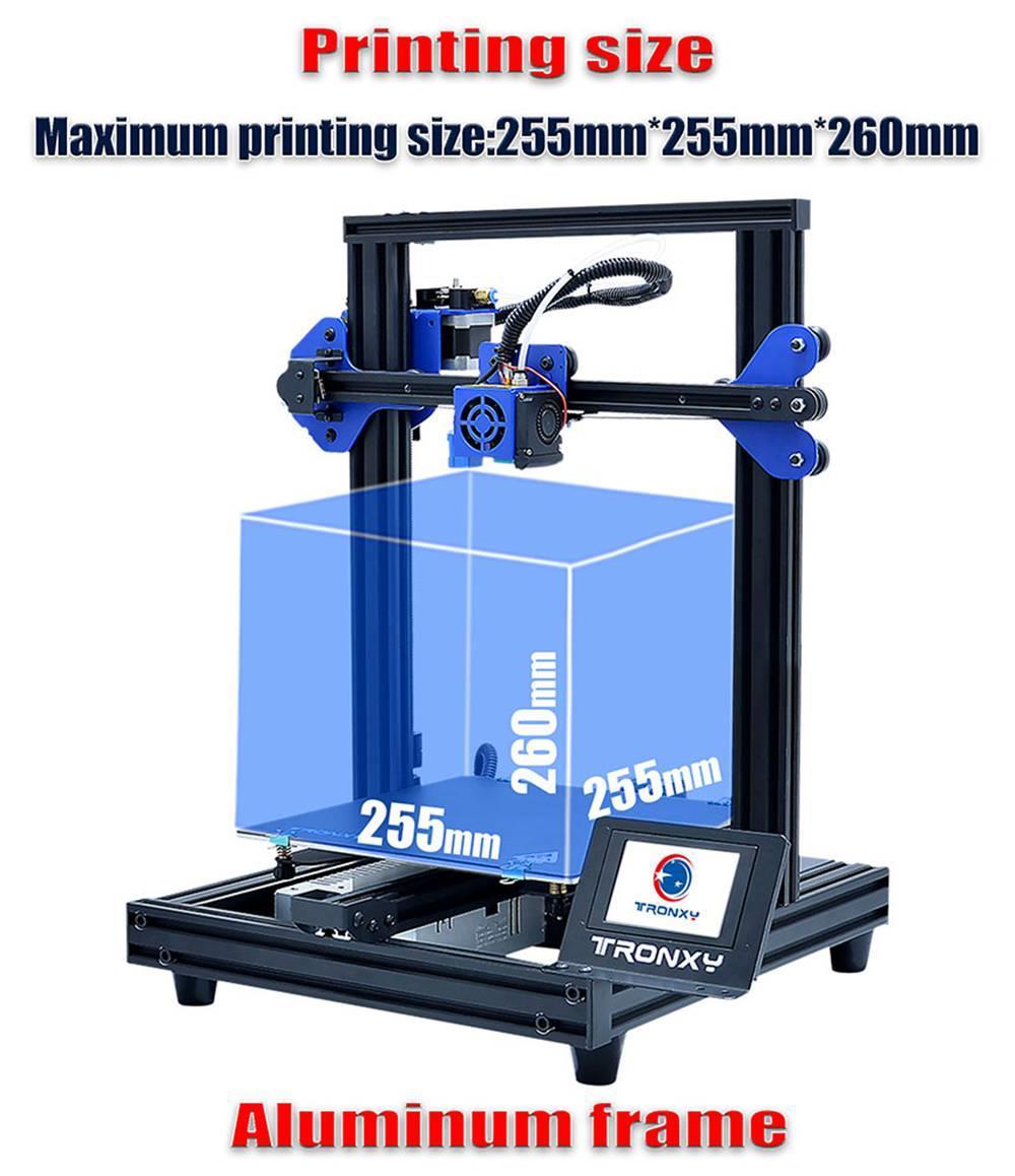 TRONXY XY-2 Pro Titan 3D Printer, Titan Extruder, Filament Runout Detection, Ultra-Quiet Resume Printing, 255x255x245mm