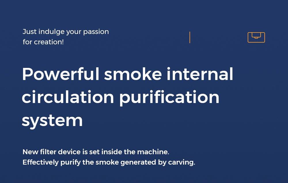 TWO TREES TS3 10W Laser Engraver Cutter LD+FAC+C with Fume Filtration for Cylindrical Objects Cans 200x300mm