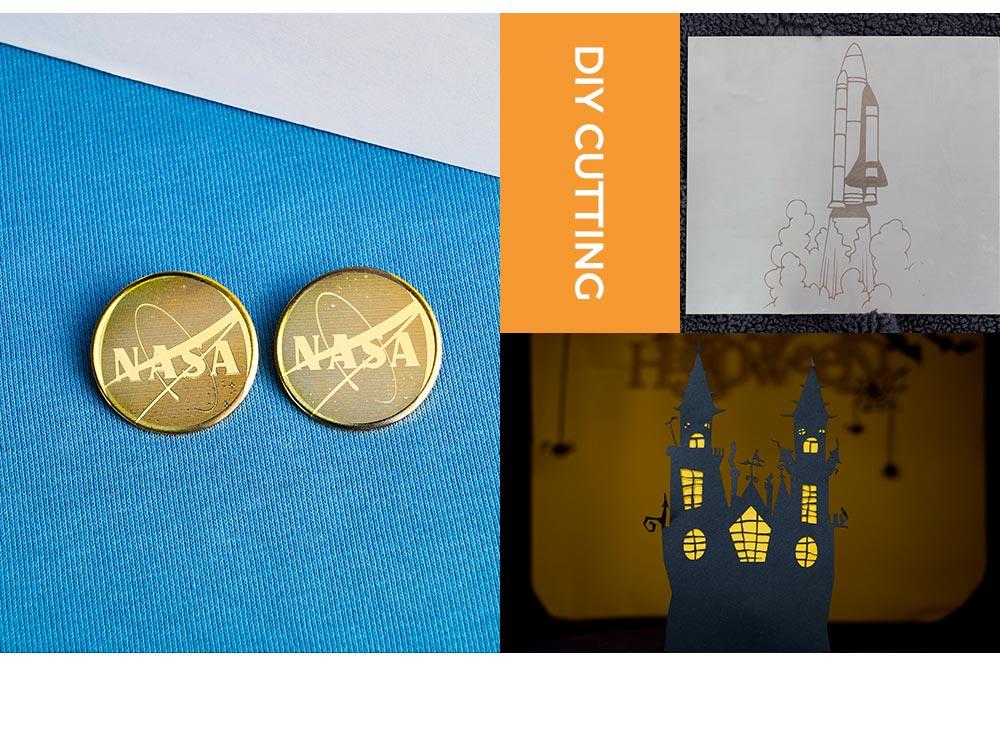 TWO TREES TS3 10W Laser Engraver Cutter LD+FAC+C with Fume Filtration for Cylindrical Objects Cans 200x300mm