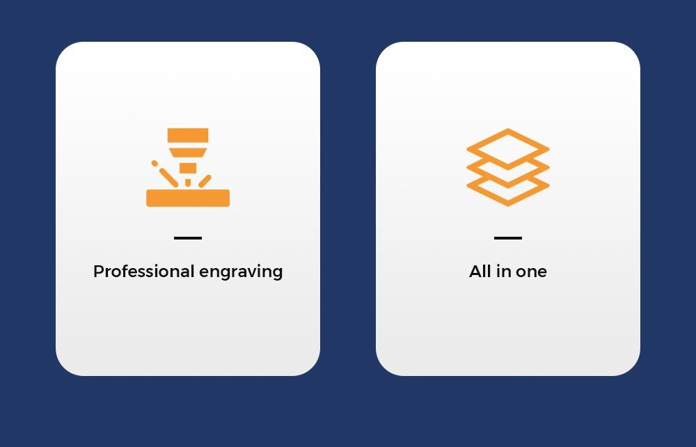 TWO TREES TS3 10W Laser Engraver Cutter LD+FAC+C with Fume Filtration for Cylindrical Objects Cans 200x300mm