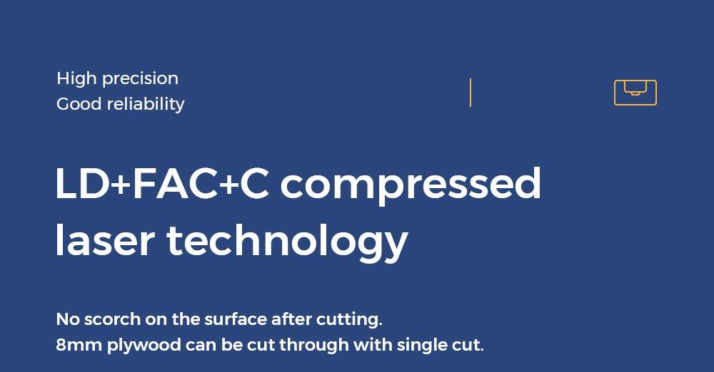 TWO TREES TS3 10W Laser Engraver Cutter LD+FAC+C with Fume Filtration for Cylindrical Objects Cans 200x300mm