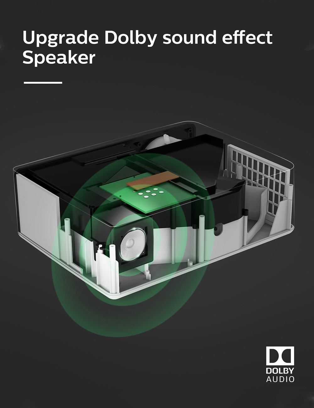 VIVIBRIGHT D5000 LCD+LED Projector, 420ANSI, 1920x1080 Pixels, 6000 Led Lumens, EU Adapter -  Android 9.0