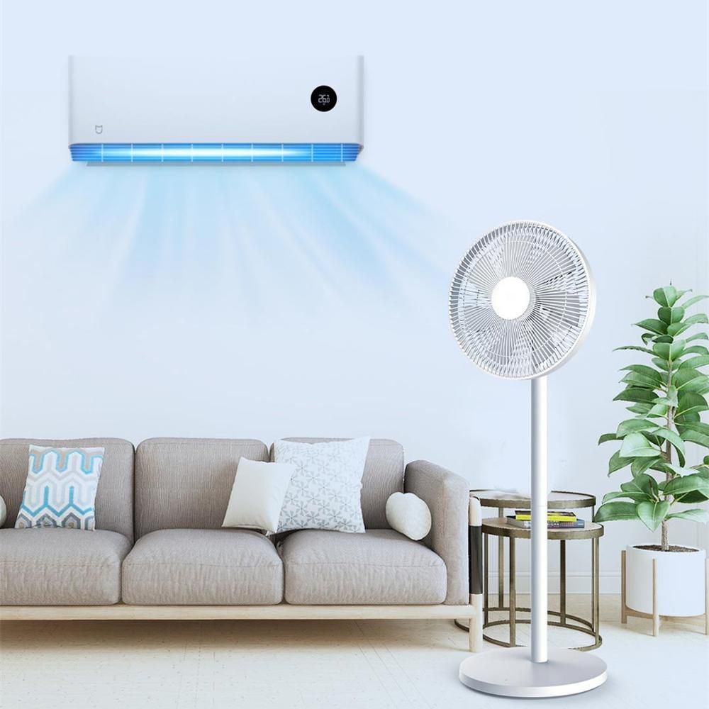 Xiaomi Mi Smart Standing Fan 2 Lite, 38W Air Cooling Pedestal Fan, Height Adjustable Summer Cooling Machine APP Control