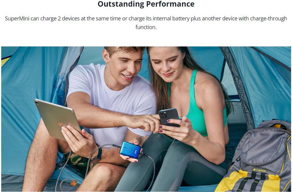 ZENDURE SuperMini 10000mAh/20W PD Portable Power Bank, ZEN+2.0 Technology Ultra-Slim Power Supply - Silver