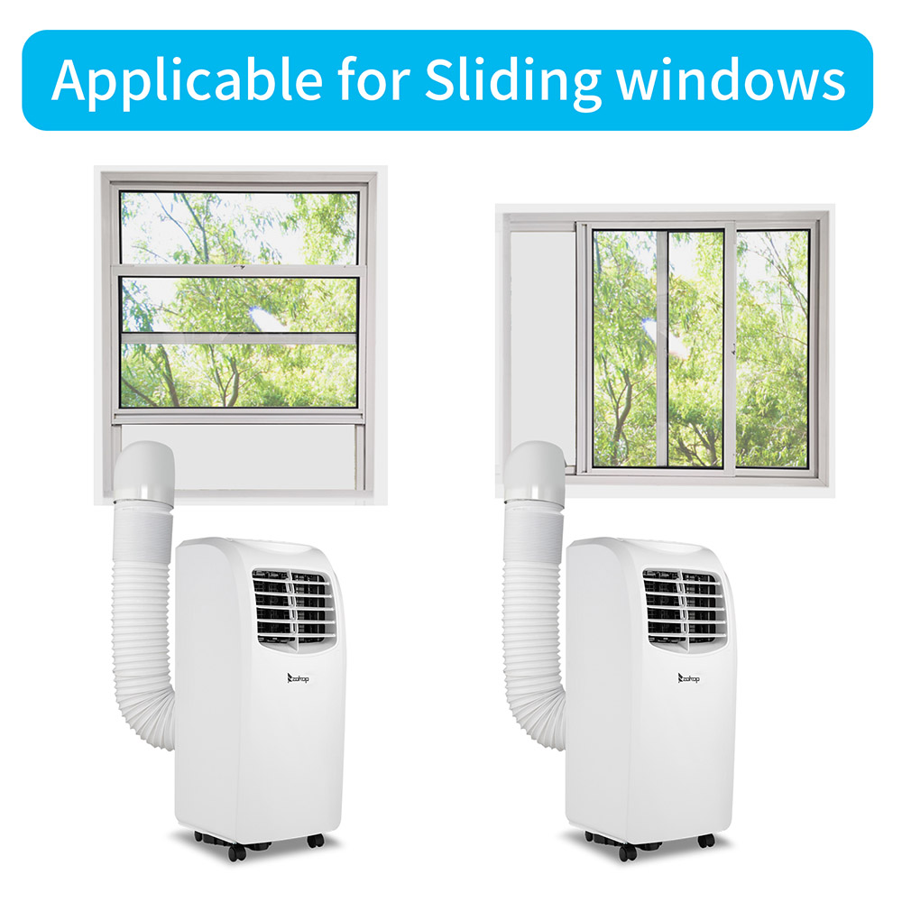 ZOKOP 8000BTU 115V/60Hz Air Conditioner with Four Casters