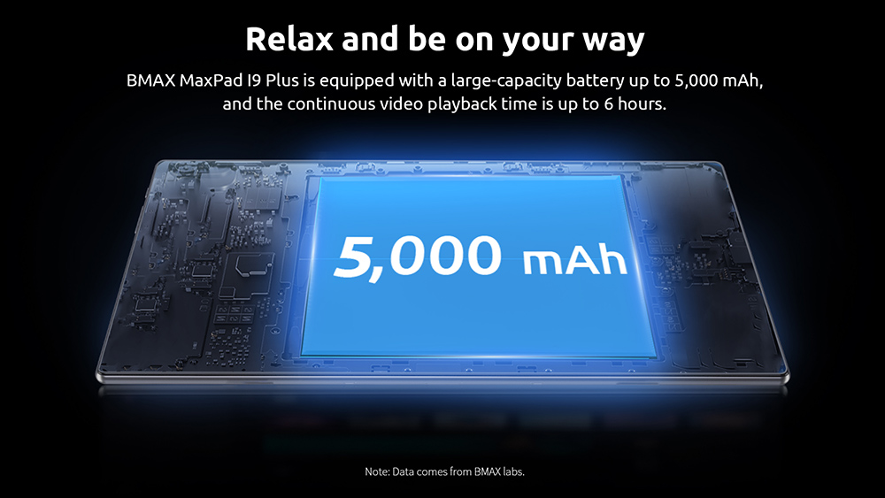 BMAX MaxPad I9 Plus RK3566 Quad Core 3GB RAM 32GB ROM 10.1 Inch Android 11 Tablet WiFi Bluetooth
