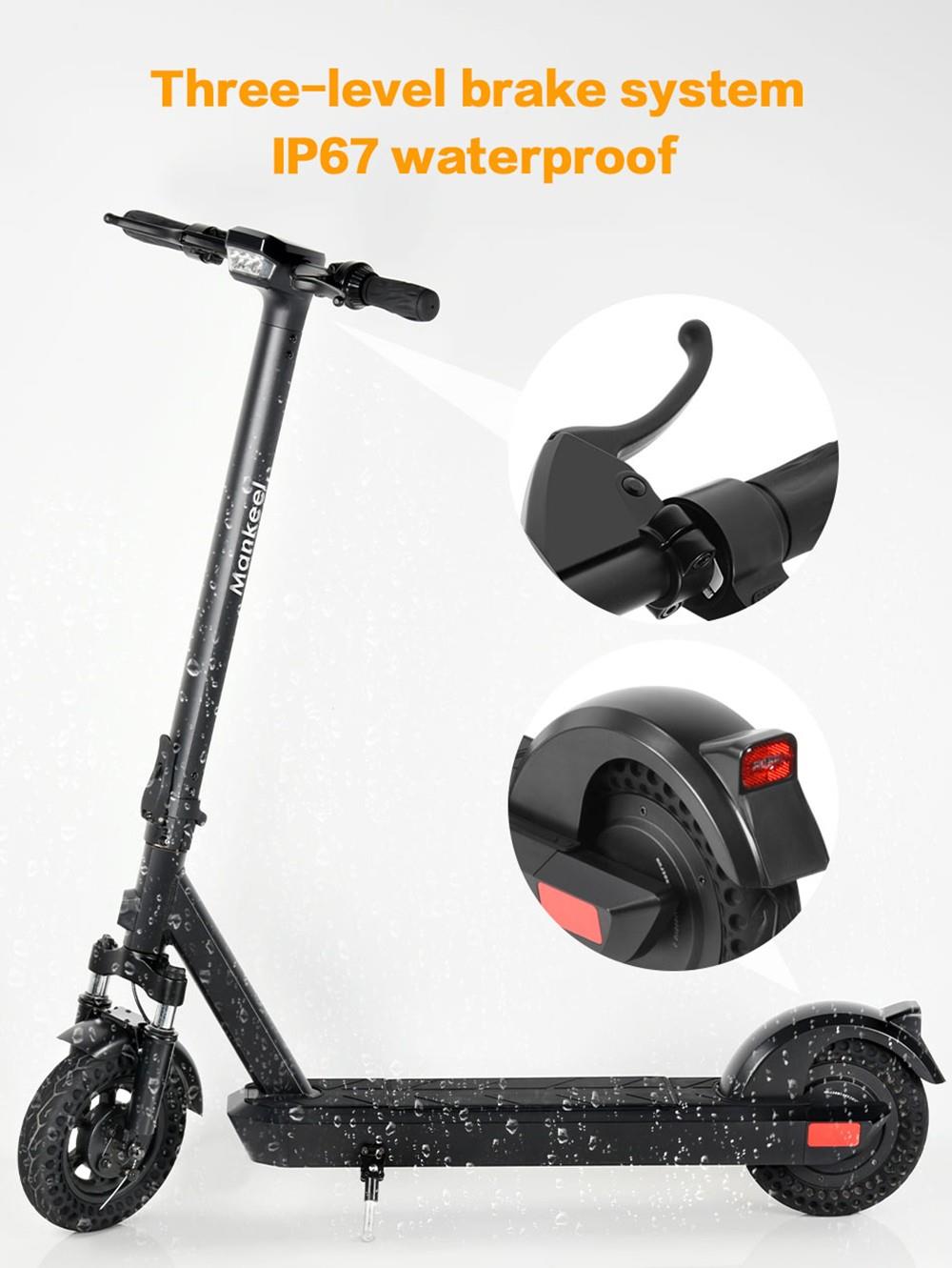 Mankeel Pioneer Electric Scooter 10 Inch Tires 500W Motor 25Km/h Max Speed 48V 10Ah IP68 Removable Battery 35-40km Range 120kg Max Load Double Drum Brakes 29 Mankeel Pioneer Electric Scooter 10'' Tires 10Ah Battery 35-40km Range 120kg Max Load