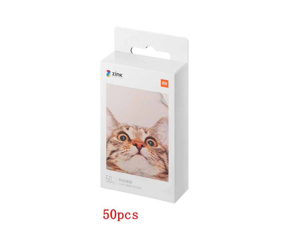 50pcs 3 Inch Xiaomi Photo Printing Paper Sticker for Xiaomi Pocket Photo Printer