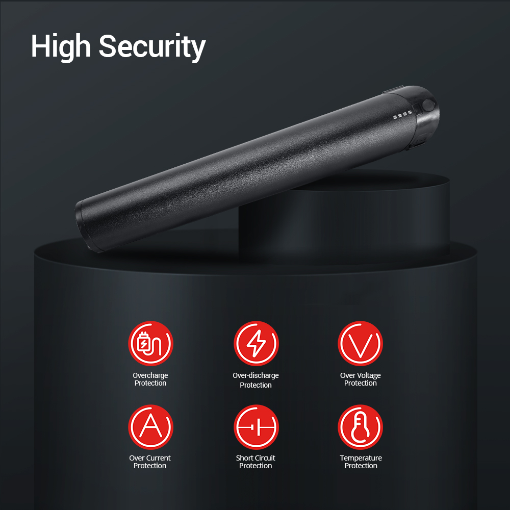 36V 12.5AH Battery Pack Spare Part For Eleglide T1 & T1 STEP-THRU 450Wh 18650 Lithium-ion Battery 14 36V 12.5AH Battery Pack Spare Part for Eleglide T1 & T1 Setp-thru 450Wh 18650 Lithium-ion Battery