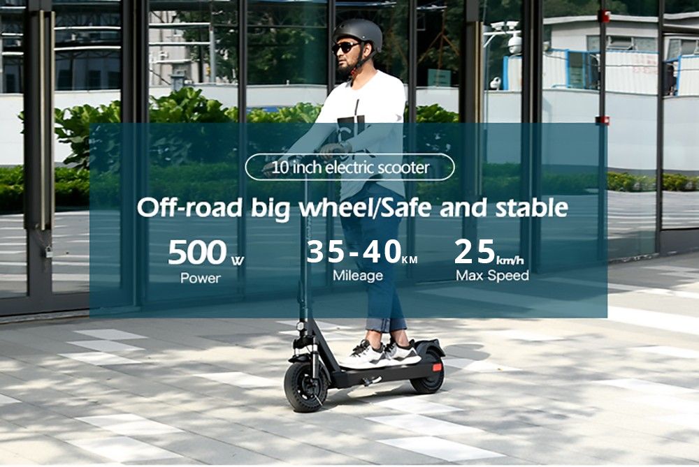 Mankeel Pioneer Electric Scooter 10 Inch Tires 500W Motor 25Km/h Max Speed 48V 10Ah IP68 Removable Battery 35-40km Range 120kg Max Load Double Drum Brakes 15 Mankeel Pioneer Electric Scooter 10'' Tires 10Ah Battery 35-40km Range 120kg Max Load