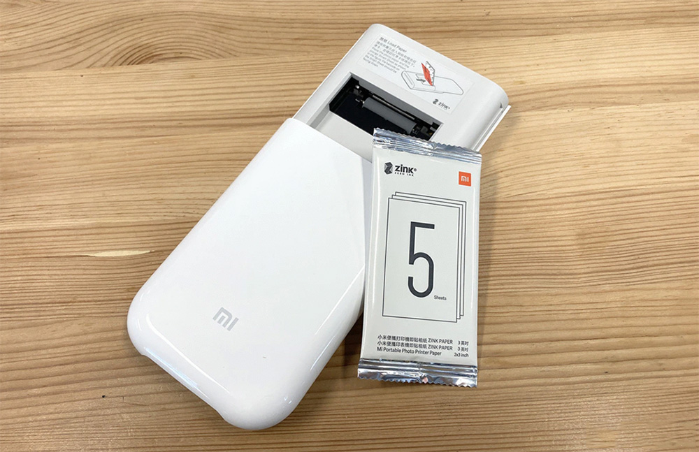 XIAOMI Pocket Photo Printer 3 Inch 300dpi ZINK Non-ink Technology Portable Picture Printer APP Bluetooth Connection - White