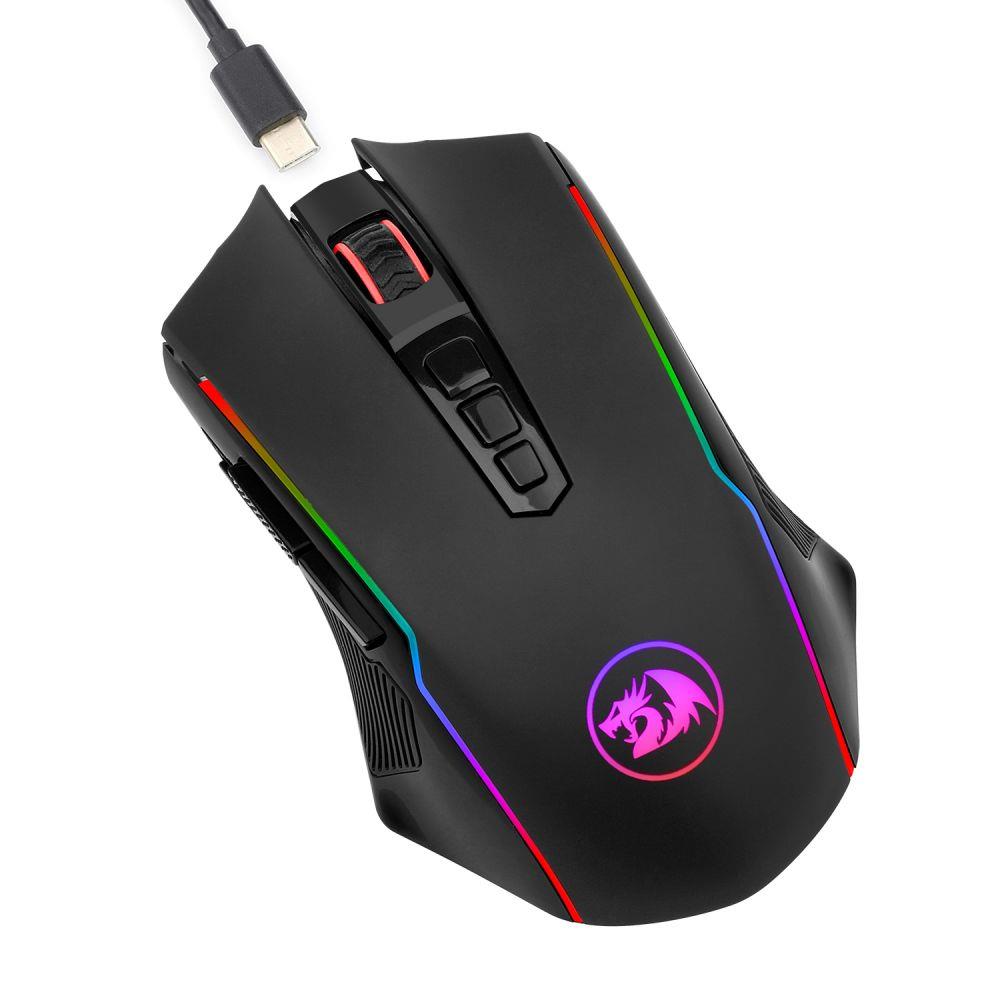 New Redragon M910-KS RANGER LITE RGB 2.4G Wireless/Wired Dual Modes ...