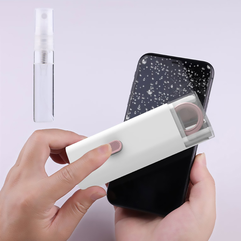 7 in 1 Computer Keyboard Cleaner Brush Kit Pink