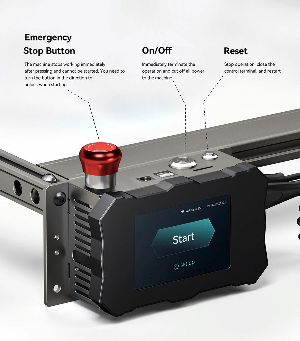 ATOMSTACK S10 Pro 10W Laser Engraver Cutter, 50W Machine Power, Fixed-Focus, 0.08x0.06mm Compressed Spot, Offline Working, 410x400mm